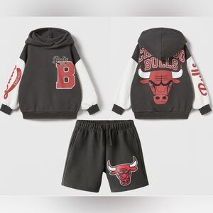Zara Chicago Bulls Hoodie and Shorts
